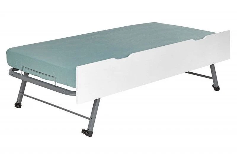 Lit Banquette Gigogne 80x200 Cm Bois Blanc Calli – Image 6