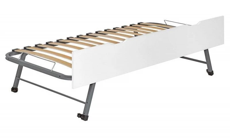 Lit Banquette Gigogne 80x200 Cm Bois Blanc Calli – Image 7