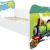 Lit Enfant Avec Sommier Et Matelas Choo Choo 70x140 Cm