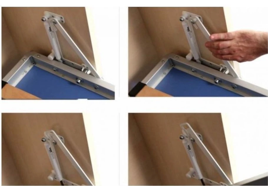 Lit Escamotable Superposé 90x190 Cm Avec Canapé En Tissu Ivano – Image 6