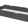 Tiroir De Lit 90x200 Cm Bois Anthracite Home Kid