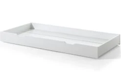 Tiroir De Lit 90x200 Cm Pin Massif Blanc Kobi