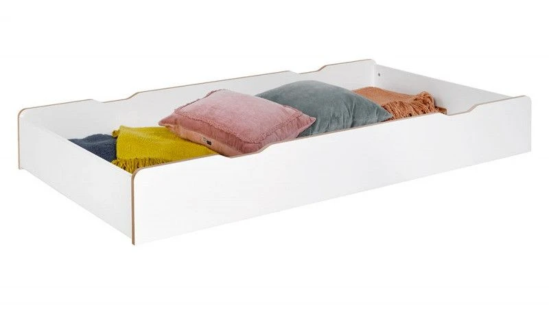 Tiroir De Lit Enfant Bois Blanc Natura – Image 2