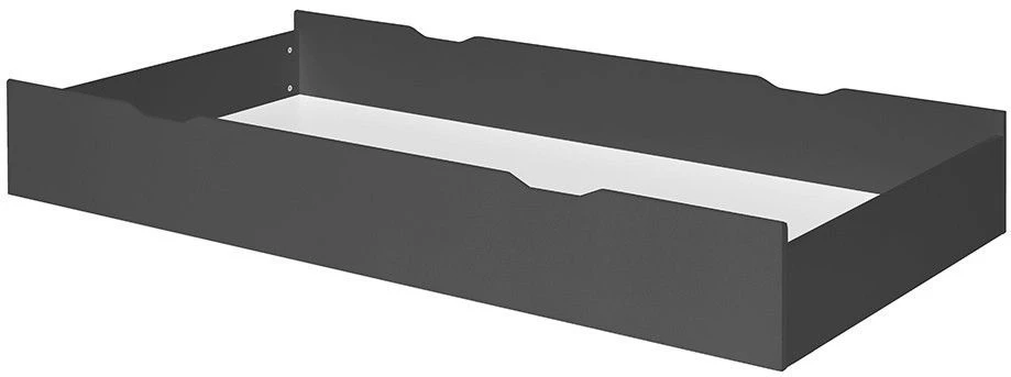 Tiroir De Lit évolutif Bois Gris Junior Provence 140 Cm