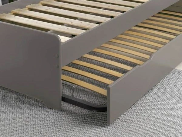 Tiroir De Lit Gigogne Enfant Taupe Junior Provence 200 Cm – Image 3