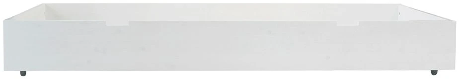 Tiroir De Lit Pin Massif Blanc 90x200 Cm Mix & Match