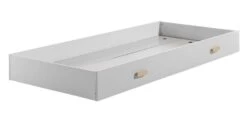 Tiroir De Lit Pin Massif Laqué Blanc Coconi 90x190 Cm