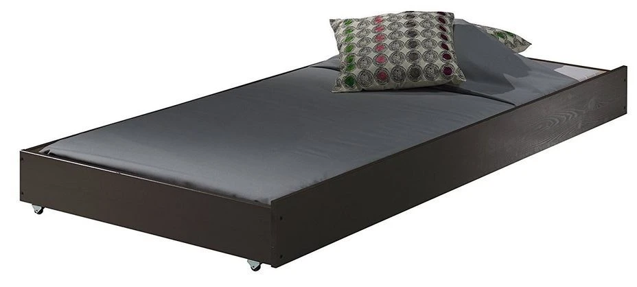 Tiroir De Lit Pin Massif Taupe Pino 90x195 Cm