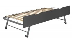 Tiroir De Lit Sur Pieds 90x190 Cm Bois Anthracite Home Kid